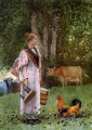das Milch Mädchen Realismus Maler Winslow Homer